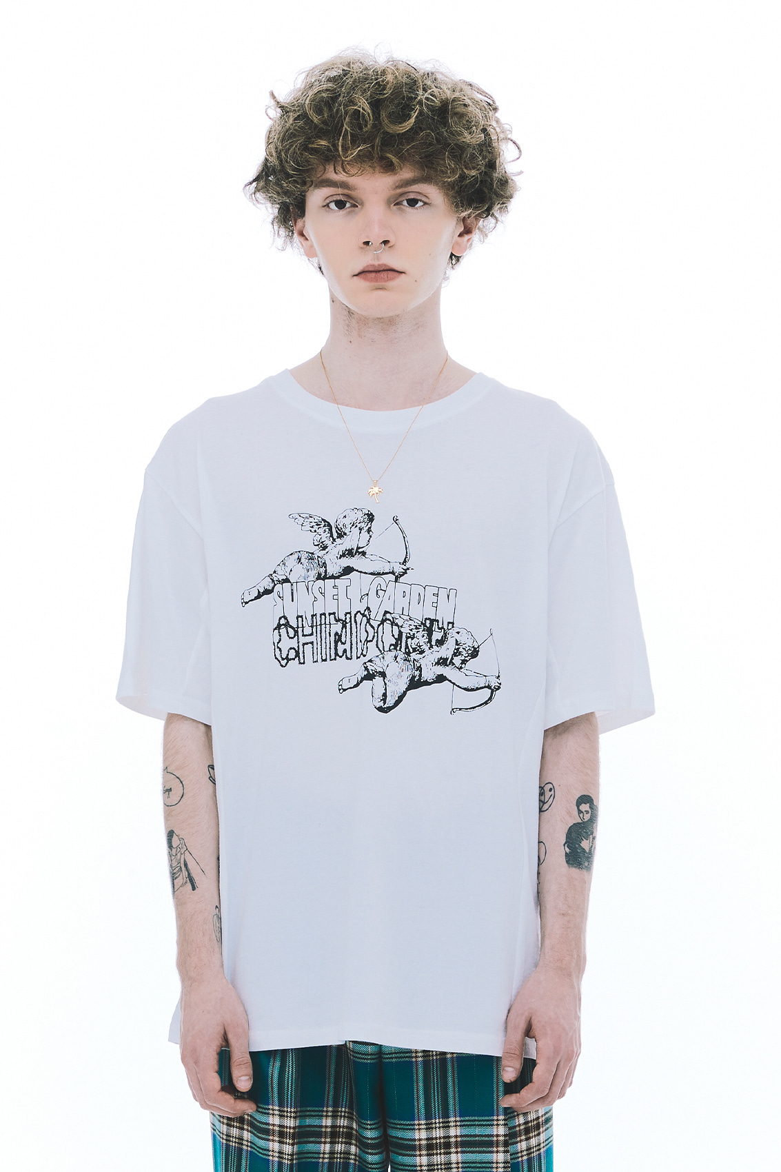 TWO ANGELS T SHIRT (WHITE)