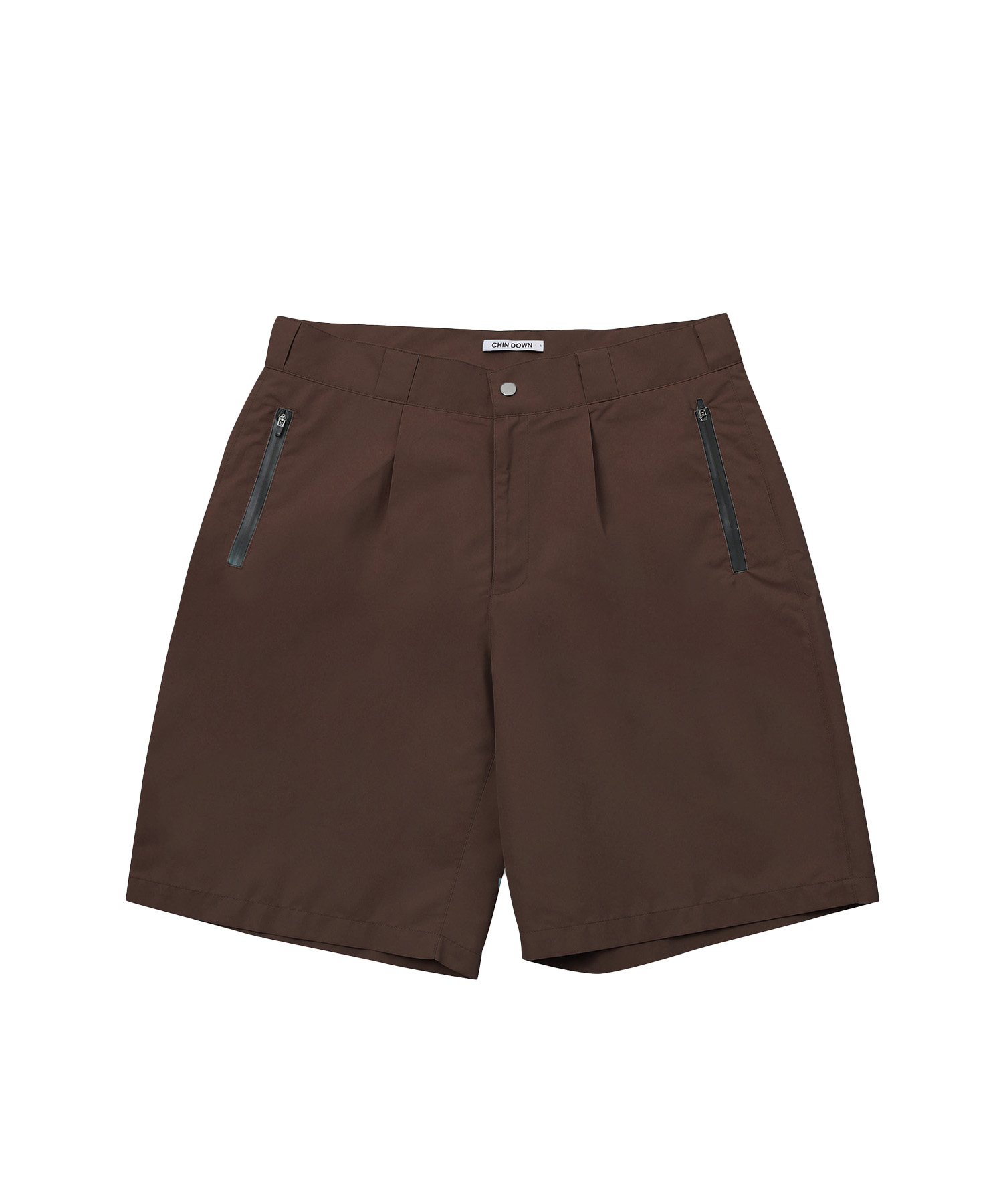 WIDE FIT HALF TROUSERS (BROWN)